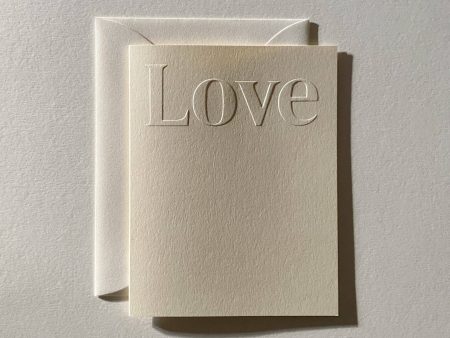 Love No. 19: Creme   Single Card Online Sale