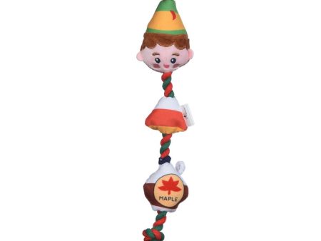 Elf: Holiday 7  Buddy, Candy, and Maple Syrup Rope Toy Cheap