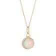 Devon Woodhill - Cabochon  Moon Charm  | Ethiopian Opal For Discount