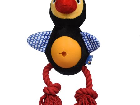 The Dodo Treat Dispensing Toy for Dogs with Rope Legs for Chewing Online now