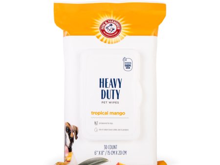 Arm & Hammer Heavy Duty Bathing Wipes for Dogs - 30 ct pouch Online Sale