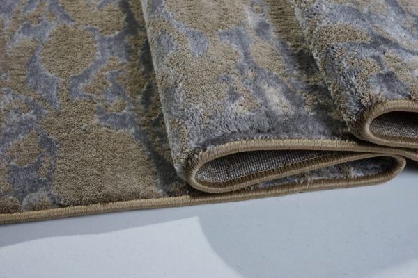 Concord Champagne Camel Gray Area Rug Supply