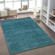 Shaggy Teal Area Rug Sale