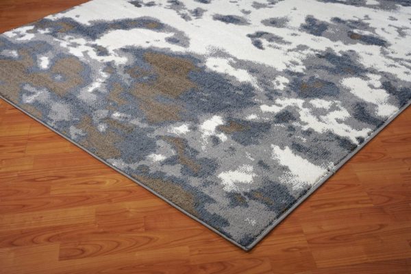 Brampton Ivory Gray Charcoal Area Rug Cheap