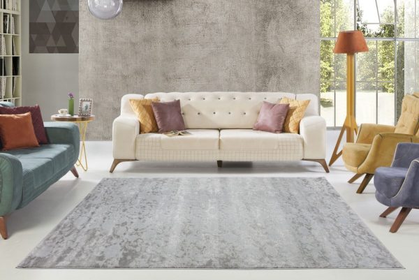 Concord Champagne Silver Gray Area Rug Online Sale