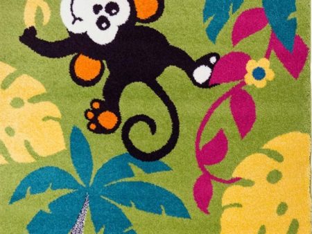 Moda Kids Monkeys Tropical Area Rug on Sale