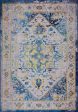 Modena Traditional Design Turkish Machine Made Beautiful Indoor Mat Carpet in Blue Multicolor, 2x3 (1 10  x 2 11 , 57cm x 90cm), 2x3 (1 10  x 2 11 , 57cm x 90cm), Blue Multi For Cheap