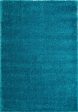 Candy Shaggy Turquoise Soft Plush Area Rug Online