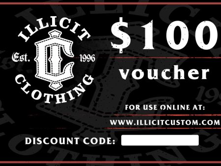 $100.00 Gift Voucher Online Hot Sale