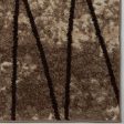 Centre Parkway Dark Beige Brown Area Rug For Sale