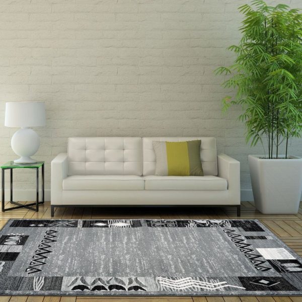 Nanaimo Dark Grey Area Rug Hot on Sale