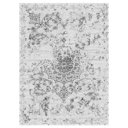 Esme Flatweave Grey Distressed Pattern Area Rug Online