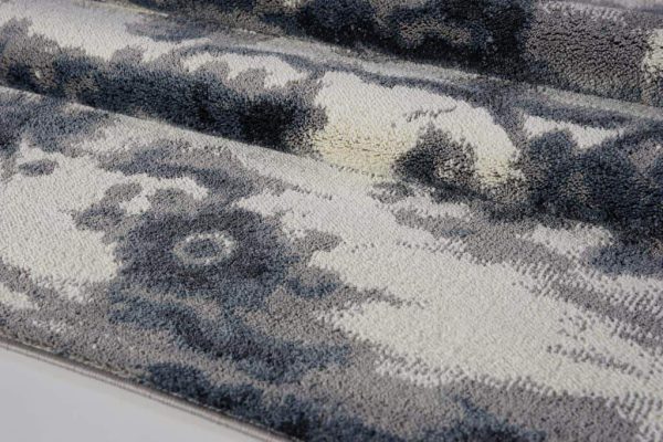 Oakridge Abstract Cream Gray Area Rug on Sale