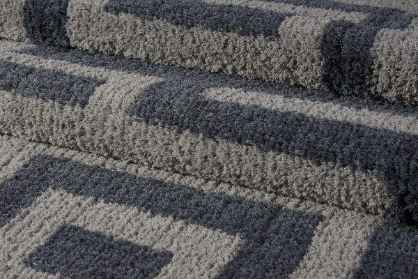 Calgary Micro Fiber Shaggy Gray Area Rug Fashion