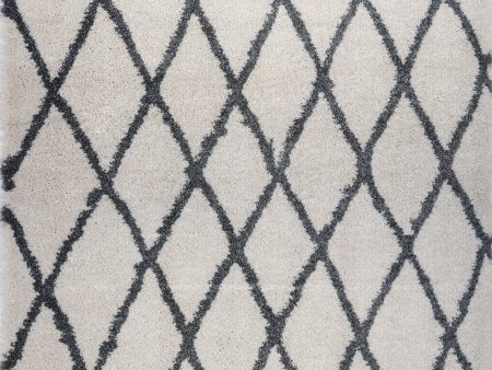 Toronto Trellis Ivory Grey Area Rug Online