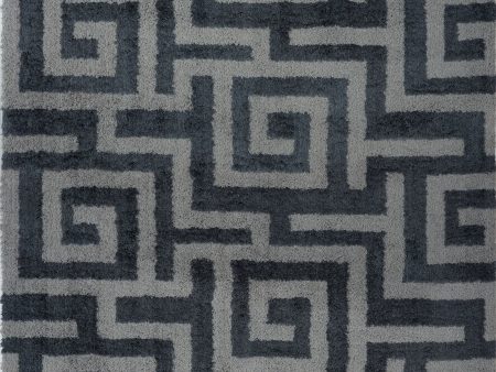 Calgary Micro Fiber Shaggy Gray Area Rug Fashion