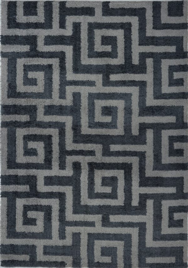 Calgary Micro Fiber Shaggy Gray Area Rug Fashion