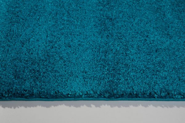 Candy Shaggy Turquoise Soft Plush Area Rug Online