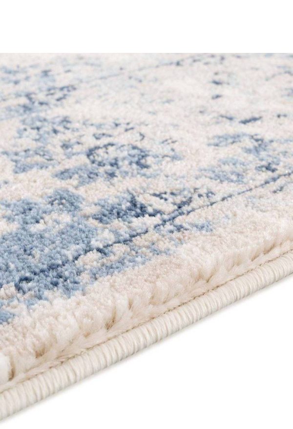 Garnier Ivory Blue Vintage Area Rug on Sale