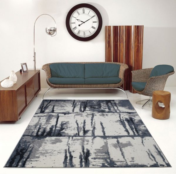 Niagara Gray Ivory Abstract Area Rug Online Hot Sale