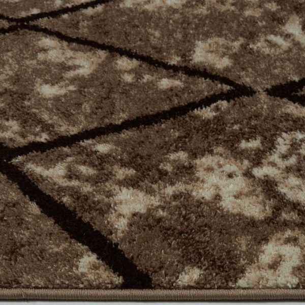 Centre Parkway Dark Beige Brown Area Rug For Sale