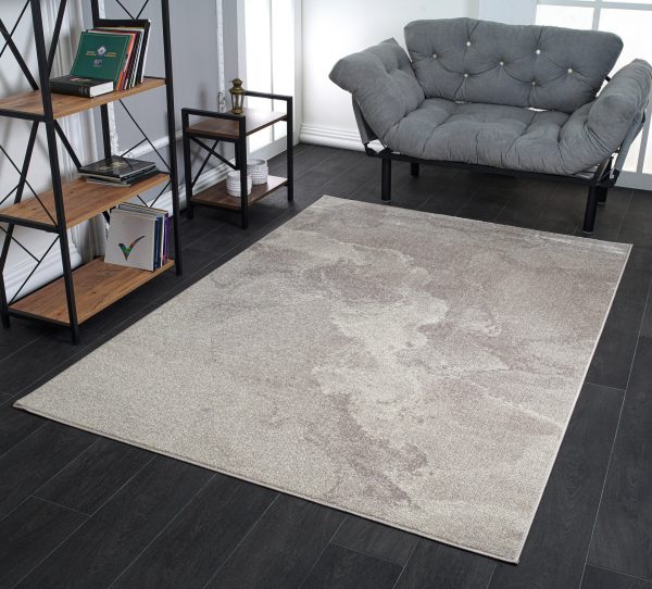 Logan Beige Cream Rustic Marble Design Modern Contemporary Area Rug Cheap