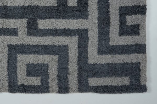 Calgary Micro Fiber Shaggy Gray Area Rug Fashion