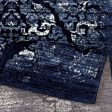 Kentucky Navy Blue Traditional Area Rug Supply