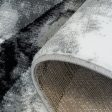 Ivory Grey Black Abstract Area Rug Online Sale