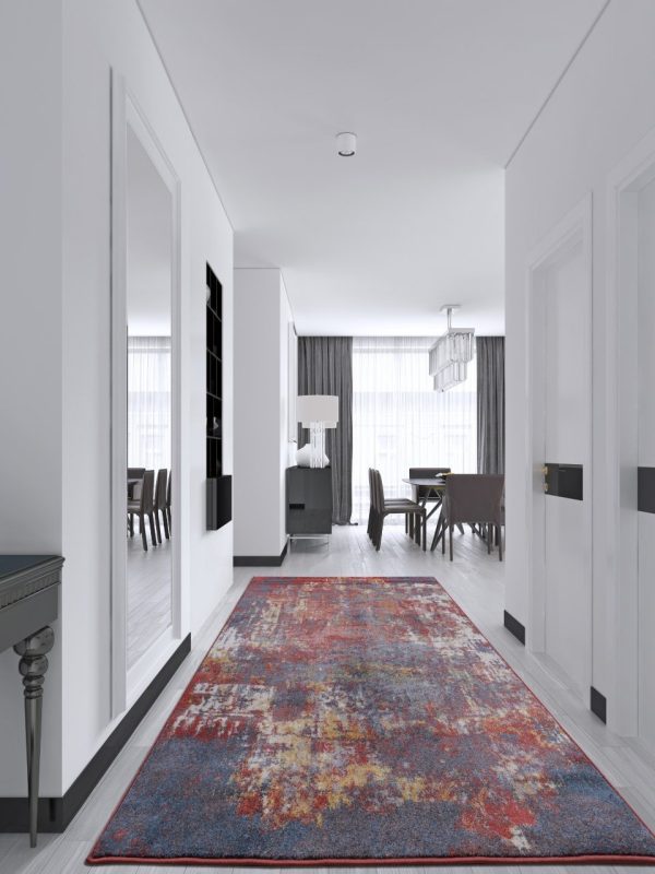 Madrid Blue Terra Area Rug Discount