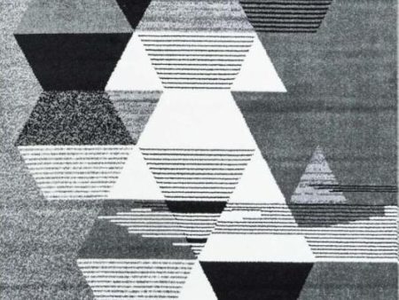 Grey Triangles Area Rug Sale