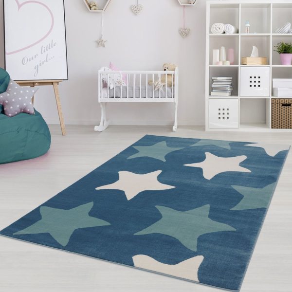 Star Blue Area Rug Online Hot Sale