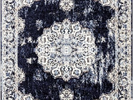 Florence Navy Ivory Traditional Area Rug Sale