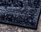 Graphite Navy Blue Vintage Area Rug For Cheap