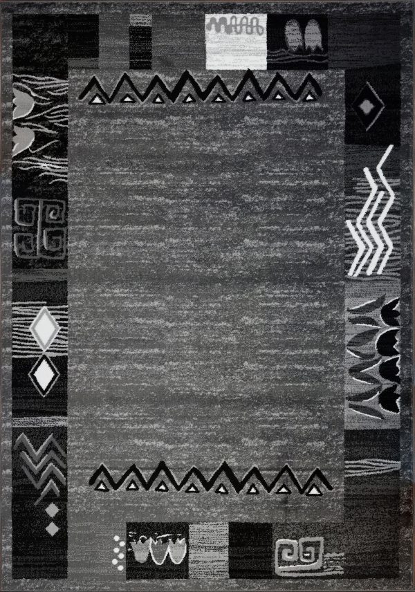 Nanaimo Dark Grey Area Rug Hot on Sale