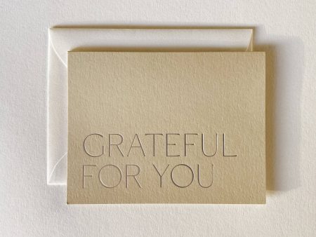 Grateful For You No. 21: Sand   Single Card For Discount