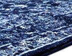 Graphite Navy Blue Vintage Area Rug For Cheap