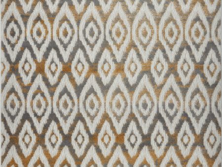 Vega Cream Gray Contemporary Area Rug Supply