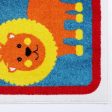 Adorable Animals Red Area Rug For Cheap