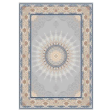 Albion Flatweave Grey Sunburst Area Rug on Sale