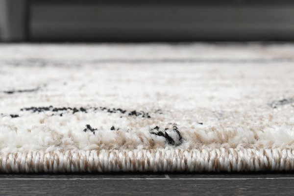 Everest Black Grey Beige Modern Rustic Design Area Rug Online Sale