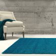 Candy Shaggy Turquoise Soft Plush Area Rug Online