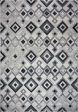 Lucas Dark Light Grey Modern Geometric Area Rug Diamond Pattern Online