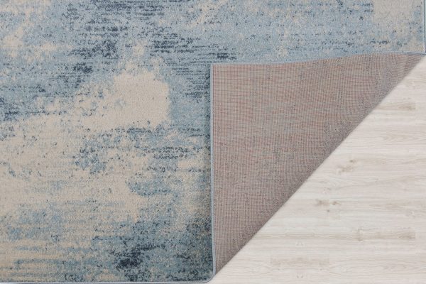 Unique Blue Ivory Rustic Area Rug Cheap