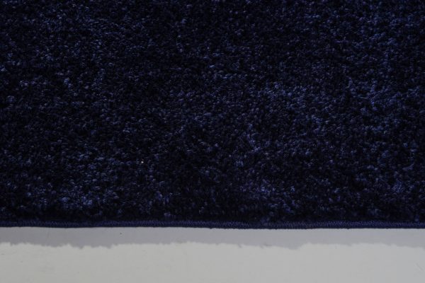 Candy Shaggy Navy Blue Soft Plush Area Rug Discount