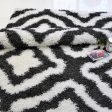 Stylish Shaggy Comfortable Elegant Carpet Area Rug in Dark Grey-White, 5x8 Cheap