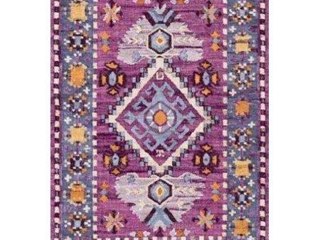 Aliyah Pink Geometric Traditional Flatweave Area Rug Fashion