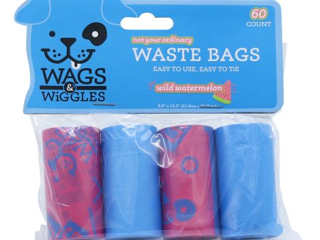 Wags & Wiggles Watermelon Scented Waste Bags Online Sale