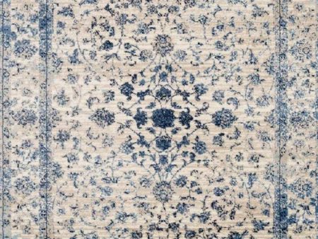 Garnier Ivory Blue Vintage Area Rug on Sale