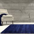 Candy Shaggy Navy Blue Soft Plush Area Rug Discount